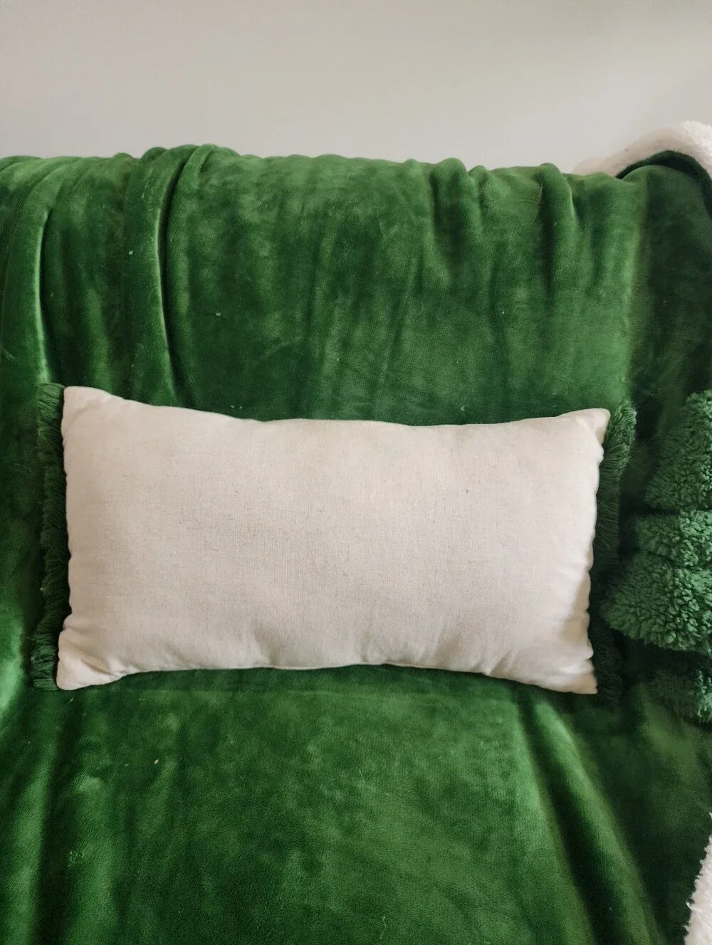 Threshold Christmas Throw Blanket + Throw Pillow Bundle